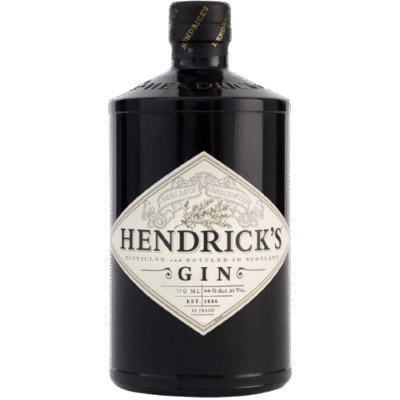 HENDRICKS GIN 750ML showcases a distinct flavor profile characterized by a unique blend of juniper