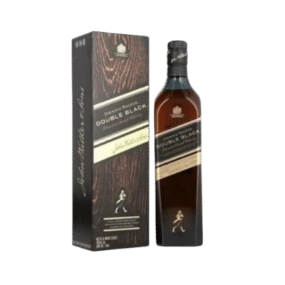 JOHNNIE WALKER DOUBLE BLACK is a blended Scotch whisky known for its bold flavor profile