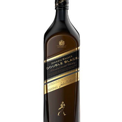 JOHNNIE WALKER DOUBLE BLACK 1L is a blended Scotch whisky characterized by its deep