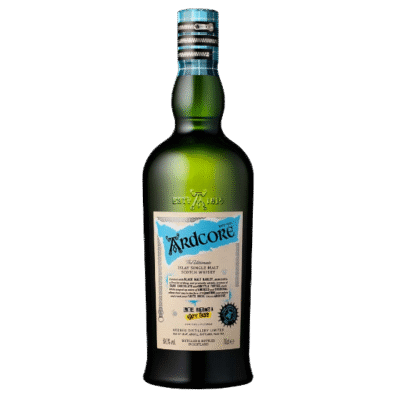 ARDBEG ARDCORE 750ML is a premium Islay whisky known for its distinctive flavor profile characterized by intense peaty smoke
