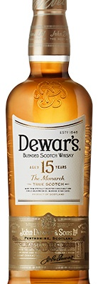 DEWARS 15 YR is a blended Scotch whisky hailing from Scotland