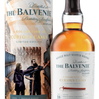 BALVENIE STORIES 18YR is a single malt Scotch whisky from the Speyside region of Scotland. It features a rich flavor profile combining notes of dried fruit