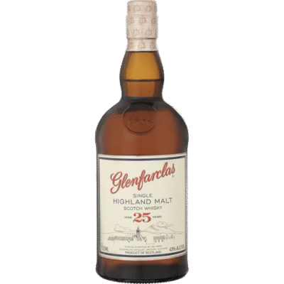 GLENFARCLAS 25YR is a premium Scotch whisky from the Speyside region of Scotland