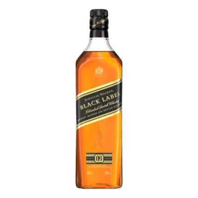 JOHNNIE WALKER BLACK 1L is a blended Scotch whisky from the Speyside and Highland regions of Scotland. It features a rich flavor profile with notes of dark fruits