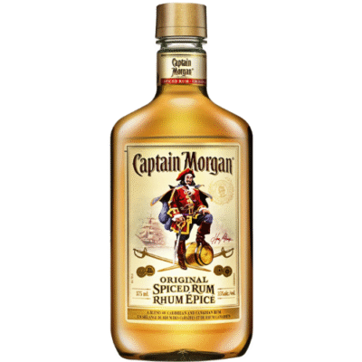 CAPTAIN MORGAN SPICED 375ML is a distinctive spiced rum originating from the Caribbean. It features a balanced flavor profile with notes of vanilla