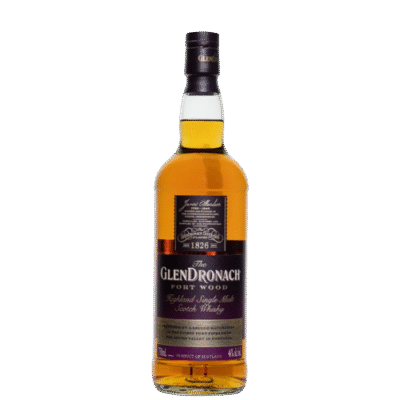GLENDRONACH PORTWOOD is a premium single malt Scotch whisky hailing from the acclaimed Speyside region of Scotland. This expression is characterized by its rich flavors of dark fruits