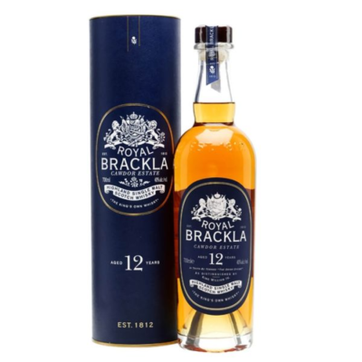 ROYAL BRACKLA 12 YEAR SINGLE MALT is a distinguished whisky hailing from the Highlands of Scotland. It features a complex flavor profile with notes of honey