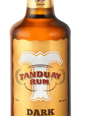 Tanduay Dark Rum 750ml is a rich and robust spirit from the Philippines
