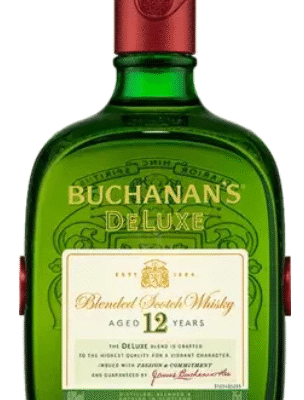 BUCHANANS SCOTCH 750ML is a distinguished blended Scotch whisky hailing from Scotland. It features a rich flavor profile characterized by notes of dried fruit