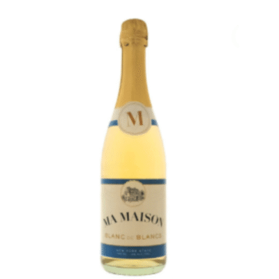 MA MAISON CHAMPAGNE BLANC DE BLANC is a delicate sparkling wine crafted exclusively from Chardonnay grapes