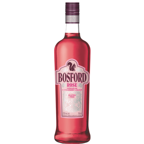 Bosford Gin Rose 750ml presents a unique flavor profile that blends traditional gin botanicals with a floral character imparted by rose petals. Originating from the United Kingdom