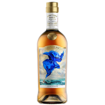 COMPASS BOX ULTRAMARINE offers a unique flavor profile characterized by notes of fresh citrus