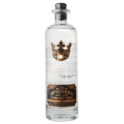 MCQUEEN GIN ULTRAVIOLET is a distinctive gin that features a bold flavor profile with notes of juniper