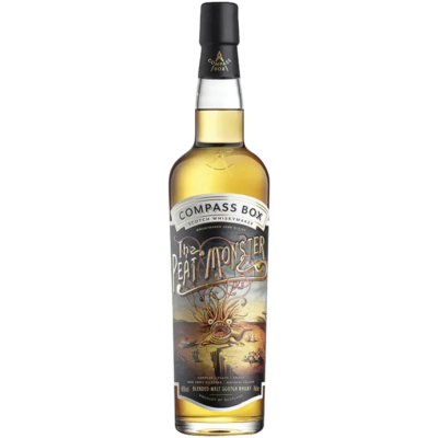 Compass Box Peat Monster is a blended Scotch whisky renowned for its bold and smoky flavor profile