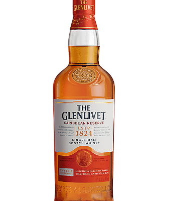 <p>GLENLIVET CARIBBEAN RESERVE is a unique single malt Scotch whisky crafted in the heart of the Speyside region. This expression features a tropical flavor profile with notes of pineapple