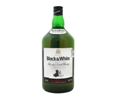 <p>BLACK & WHITE 1.75L is a blended Scotch whisky known for its smooth and light flavor profile