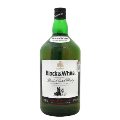 <p>BLACK & WHITE 1.75L is a blended Scotch whisky known for its smooth and light flavor profile