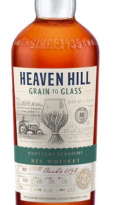 HEAVEN HILL RYE GRAIN TO GLASS 700ML is a premium rye whiskey crafted in the USA