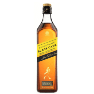 JOHNNIE WALKER BLACK BOURBON CASK is a premium blended whisky that features a rich flavor profile characterized by notes of vanilla