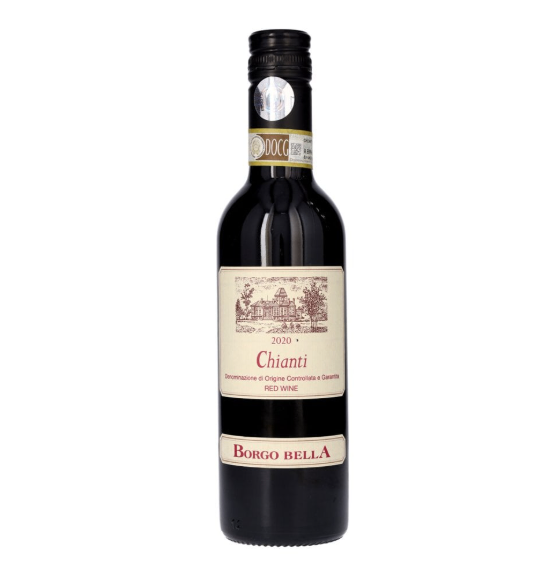 mli5mli5zevp-bbel Borgo Bella Chianti 375ml is a vibrant red wine from the renowned Chianti region of Tuscany