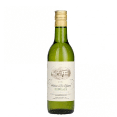 CH LES RIGANES WHITE 187ML is a crisp and refreshing wine from the renowned vineyards of the Bordeaux region in France. It features a balanced flavor profile characterized by bright citrus notes and subtle floral undertones