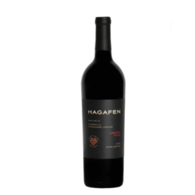 The HAGAFEN CAB FRANC 750ML presents a balanced flavor profile with notes of black cherry