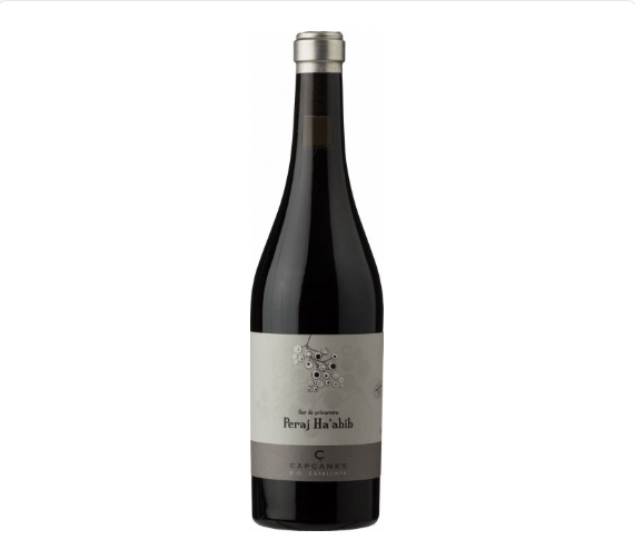 mlrbmlrbbjq5-21480 The CAPCANES PERAJ HA'ABIB NON MEVUSAL is a distinct red wine from the Montsant region of Spain. It showcases a rich flavor profile with notes of dark fruits
