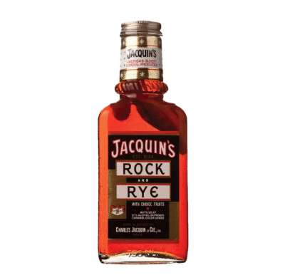 JACQUIN ROCK & RYE is a flavored whiskey that offers a distinct blend of spicy rye notes combined with sweetness from natural fruit flavors. Originating from the United States