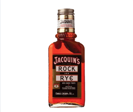 mmaymmayo64c-26155 JACQUIN ROCK & RYE is a flavored whiskey that offers a distinct blend of spicy rye notes combined with sweetness from natural fruit flavors. Originating from the United States