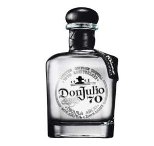 DON JULIO 70TH ANNIVERSARY is a high-quality tequila hailing from the heart of the Jalisco region in Mexico. This spirit features a rich flavor profile