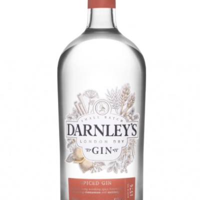 Darnley's View Spiced Gin is a unique spirit crafted in the Stirling region of Scotland. It features a balanced flavor profile with hints of nutmeg