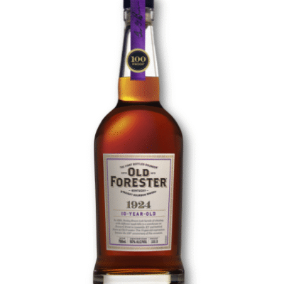 OLD FORESTER 1924 10 YEAR is a premium bourbon whiskey crafted in the USA