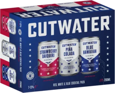 CUTWATER RED WHITE & BLUE VARIETY 12PACK