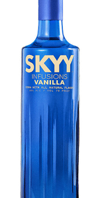 SKYY Vodka Vanilla features a smooth and creamy flavor profile with a distinct vanilla bean essence