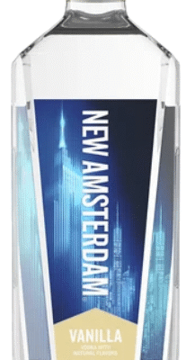 NEW AMSTERDAM VANILLA VODKA is a premium spirit distilled from the finest grains and infused with natural vanilla flavors. Originating from the United States