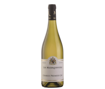 LES MARRONNIERS CHABLIS PREMIER CRU is a distinguished white wine hailing from the Chablis region of Burgundy