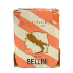 Bartenura Peach Bellini Cans are a refreshing sparkling beverage featuring the crisp and sweet flavor of ripe peaches