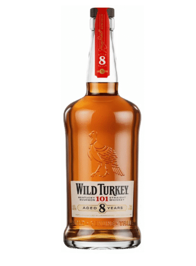 <p>WILD TURKEY 101 8YR is a Kentucky straight bourbon whiskey known for its rich flavor profile featuring notes of caramel