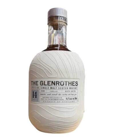 GLENROTHES 14YR is a Speyside single malt Scotch whisky characterized by a rich flavor profile that includes notes of dried fruits