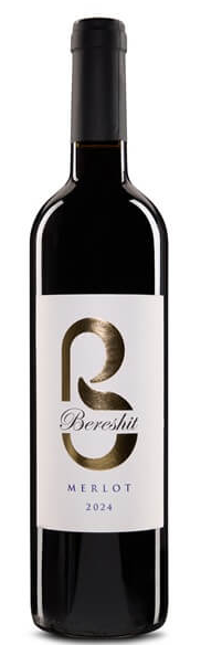 BERESHIT MERLOT 750ML offers a rich flavor profile characterized by notes of dark fruit