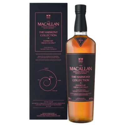 <p>MACALLAN HARMONY COCONUT is a distinctive single malt whisky from the renowned Macallan distillery in Scotland. The Macallan Harmony Collection Inspired by Fresh Coconut is the sixth and final release in The Macallan's popular limited-edition Harmony Collection. It features a unique flavor profile characterized by rich notes of coconut